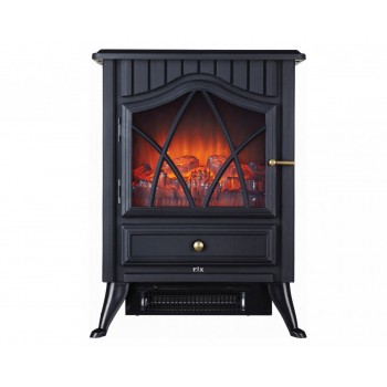 קמין חשמלי דקורטיבי FIX כולל מפזר חום מובנה עם אפקט מדהים של הגחלים הלוחשות 3D משלוח חינם