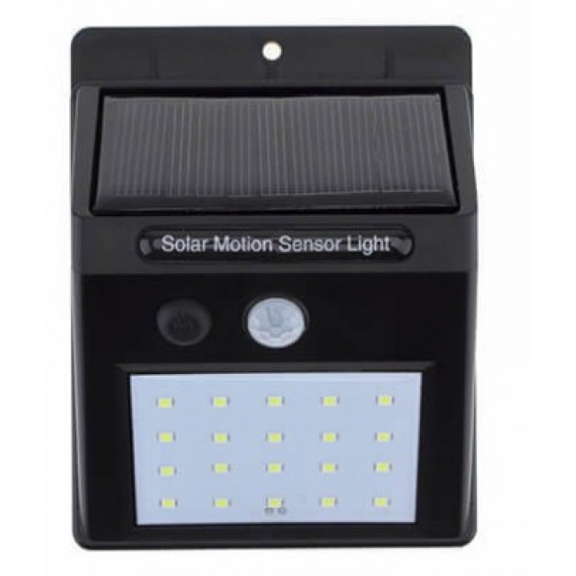 A pair of solar lighting with a motion sensor, solar rechargeable lighting with a range of 3 meters and 120 degrees free shipping
