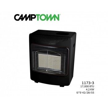 CAMPTOWN JUNIOR EDGE Черный газовый обогреватель Бесплатная доставка