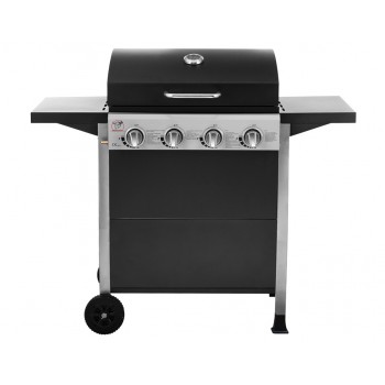 גריל גז 4 מבערים 40,000 BTU עם מדפי צד מתקפלים Buffalo chef משלוח חינם