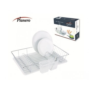 מייבש כלים שטוח עם מגש לניקוז מים, בציפוי ניקל משלוח חינם מייבש כלים שטוח עם מגש לניקוז מים, בציפוי ניקל משלוח חינם