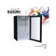 Office Fridge/Black Wine Cooler with SUZUKI Glass Door Free Shipping
