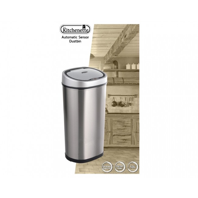 La Kitchenette's 40/50-litre anti-bacterial stainless steel automatic dumpster free shipping