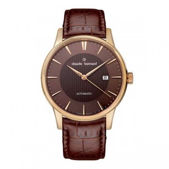 שעון יד אלגנטי לגבר מבית CLAUDE BERNARD שוויץ SC-8009137-RBRIR משלוח חינם