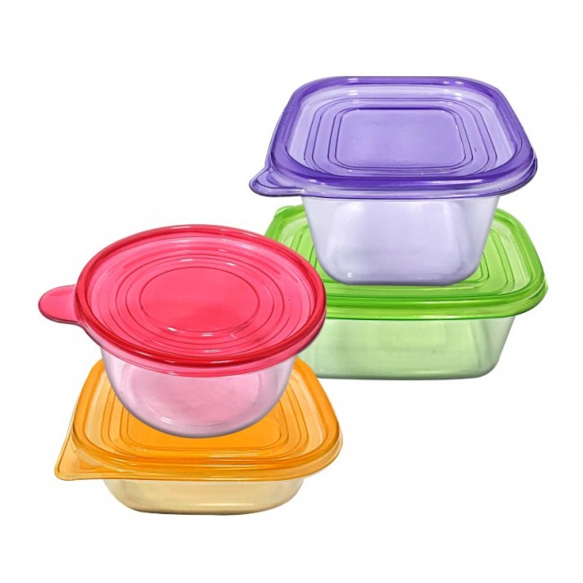 Set of 40 storage boxes of various sizes and in a variety of pastel colors - free shipping