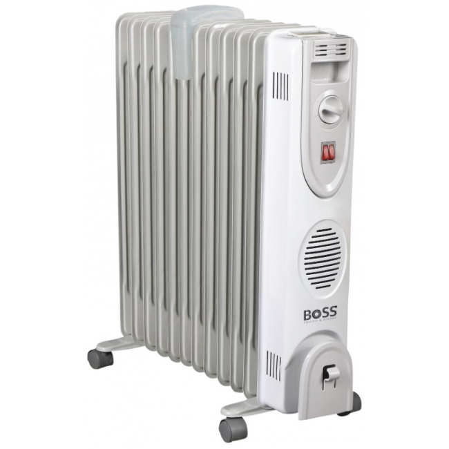 A 12-sided radiator with a power of 2500W is suitable for all rooms of the house and large rooms