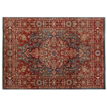 Designed carpet model 'Oriental' - Oriental pattern - blue and red Designed carpet model 'Oriental' - Oriental pattern - blue and red