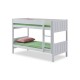 Strong bunk bed, featuring an upper bed and a lower bed with a fixed ladder
