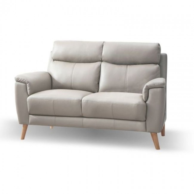 Система сидений из тонкой массивной кожи, каменного оттенка, двухместный диван и трехместный диван