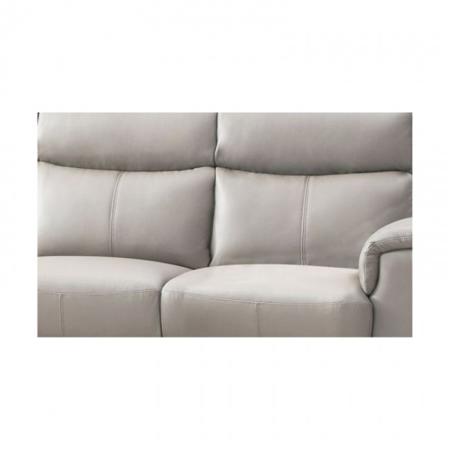 Система сидений из тонкой массивной кожи, каменного оттенка, двухместный диван и трехместный диван